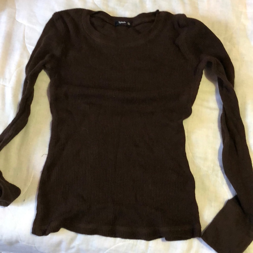 Brown long sleeve